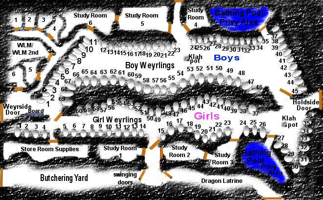 Weyrling Barracks Map